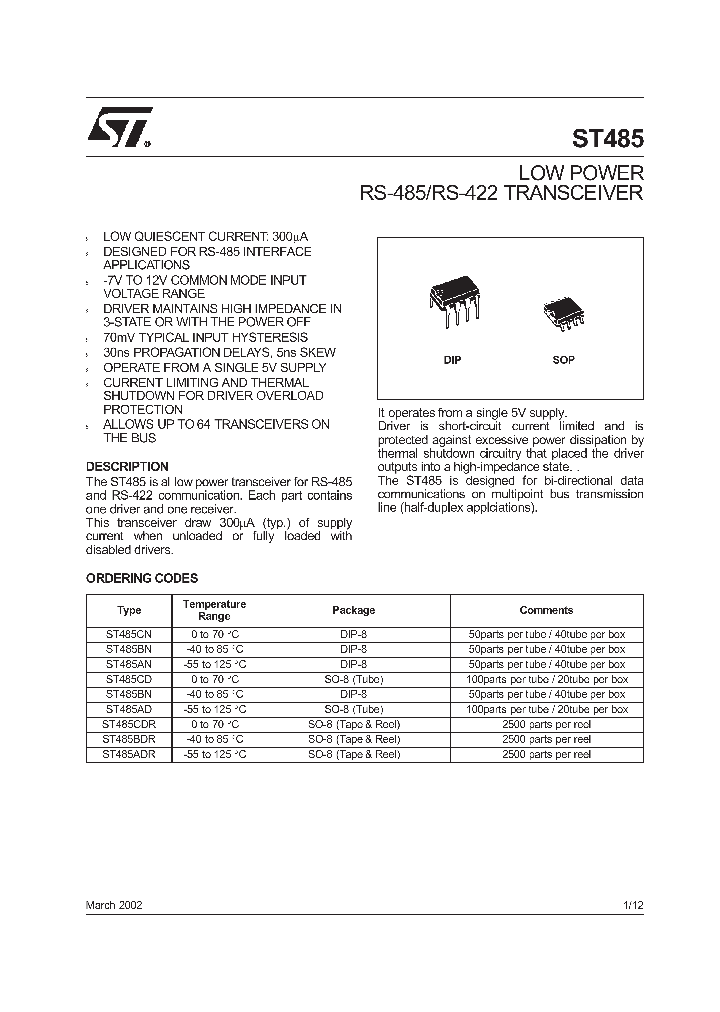 ST485_73032.PDF Datasheet