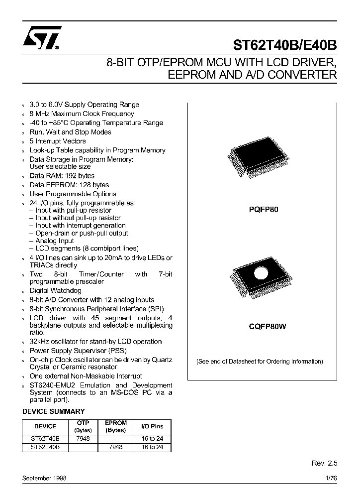 ST6240B_171722.PDF Datasheet