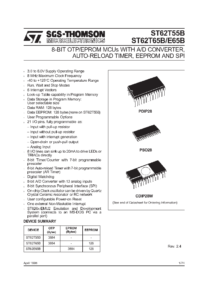 ST6255BB1_73906.PDF Datasheet