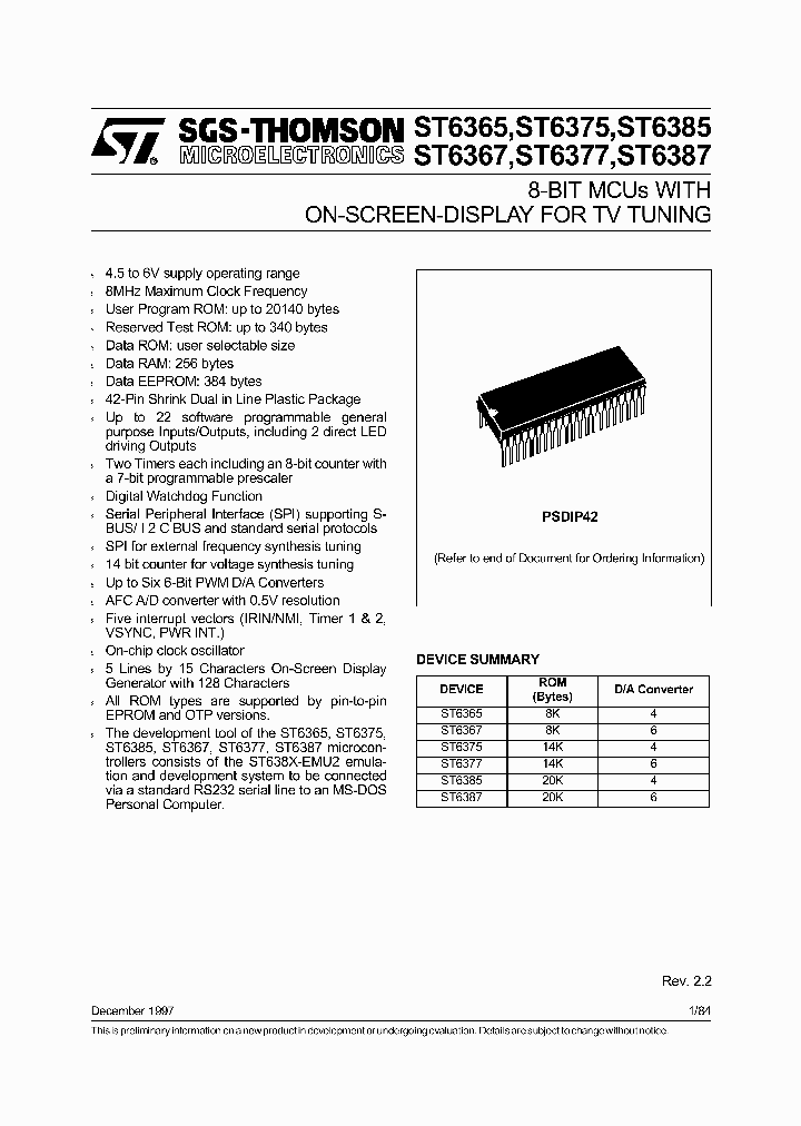 ST6385_73981.PDF Datasheet