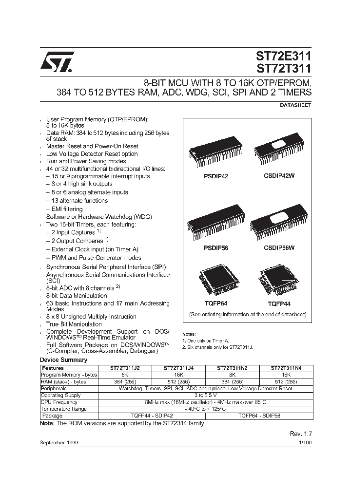 ST72T311_36476.PDF Datasheet