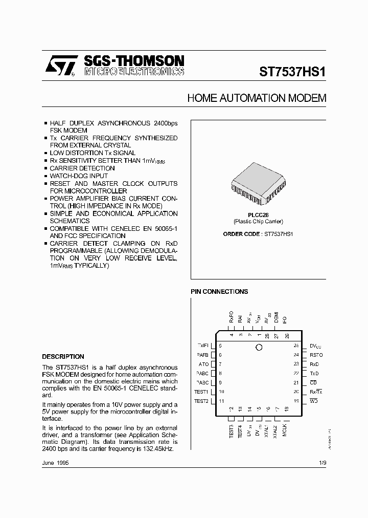 ST7537_74560.PDF Datasheet