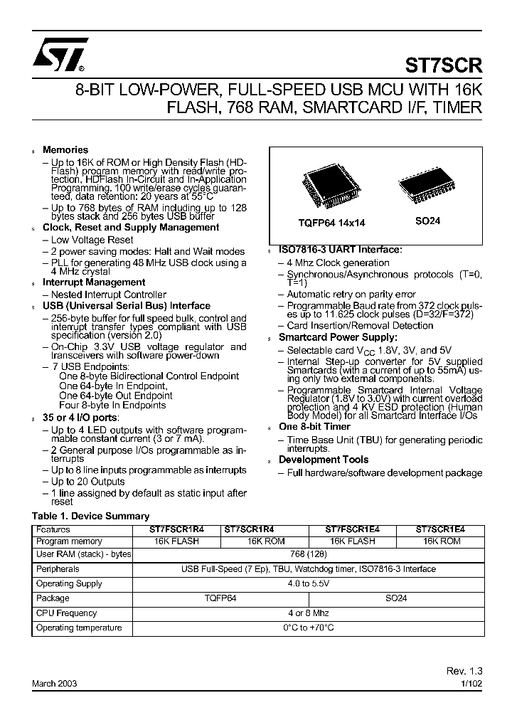 ST7FSCR1E4_153610.PDF Datasheet