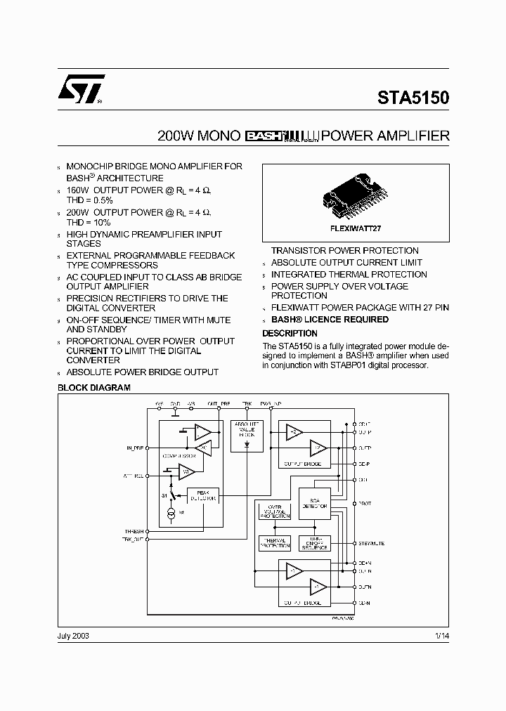 STA5150_130409.PDF Datasheet