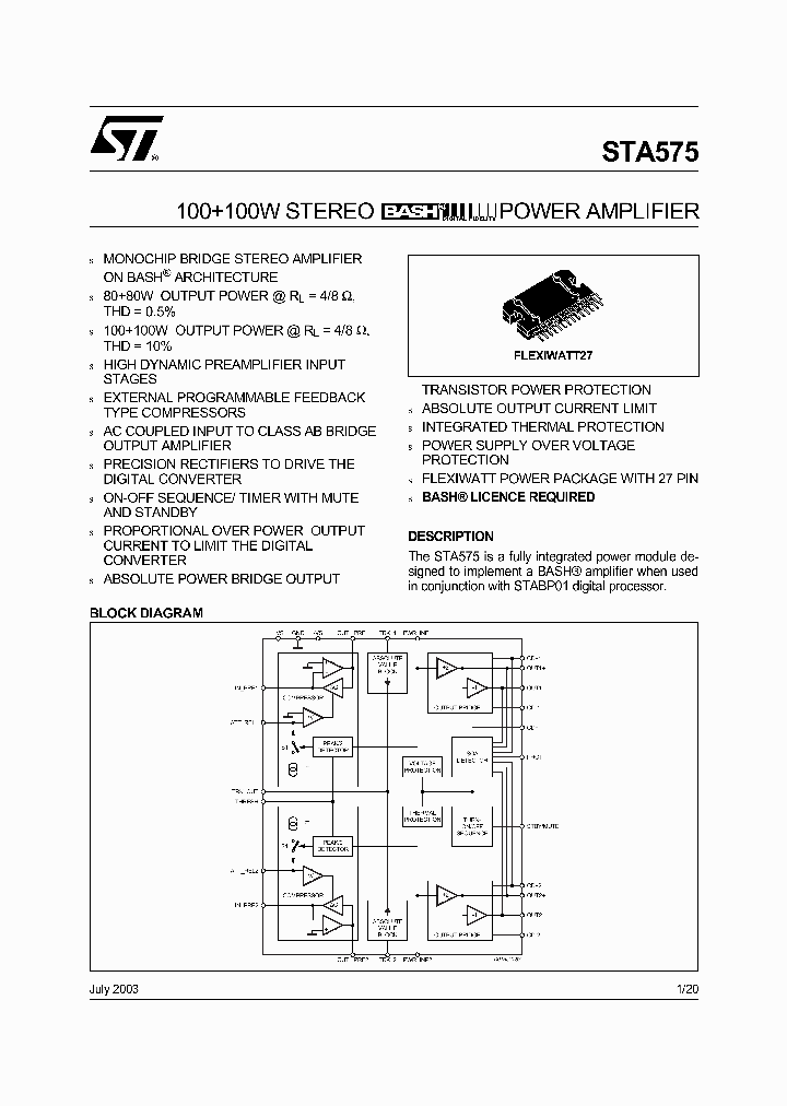 STA575_72258.PDF Datasheet