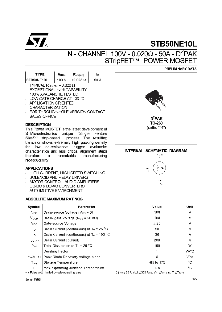STB50NE10L_77436.PDF Datasheet