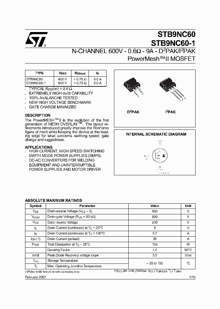 STB9NC60_158056.PDF Datasheet