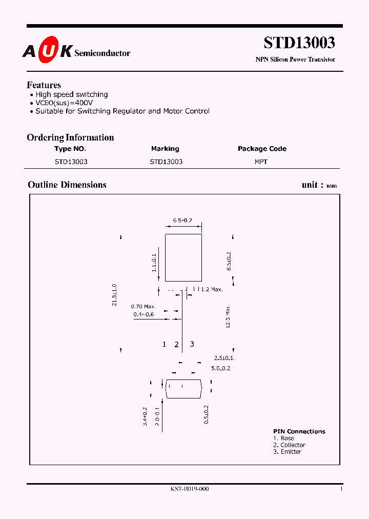 STD13003_70646.PDF Datasheet