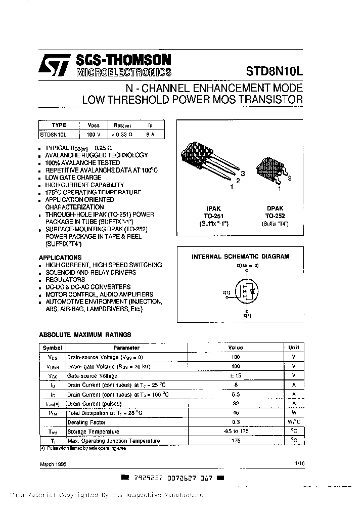STD8N10L_183785.PDF Datasheet