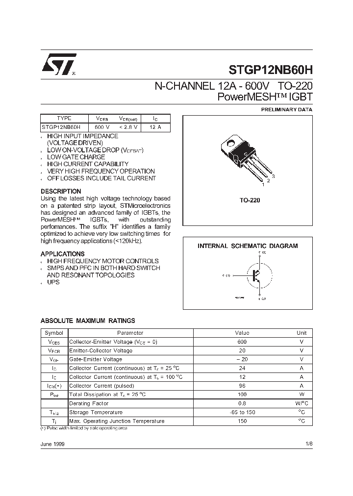 STGP12NB60H_77084.PDF Datasheet