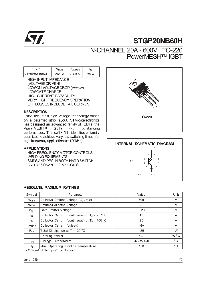 STGP20NB60H_77088.PDF Datasheet