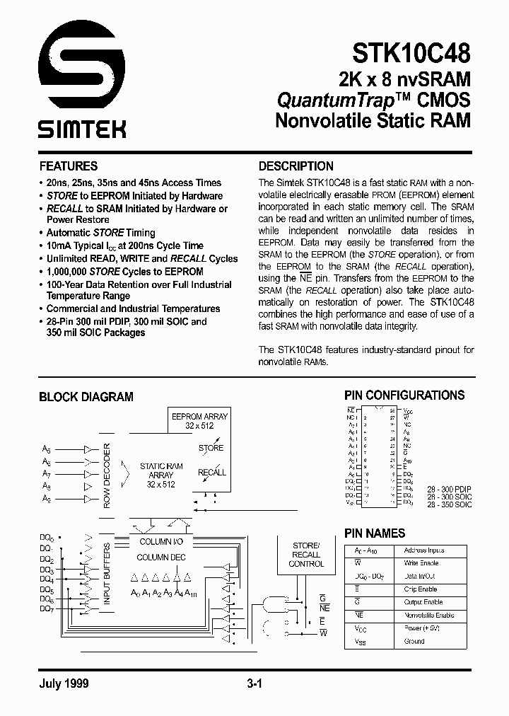 STK10C48_67767.PDF Datasheet