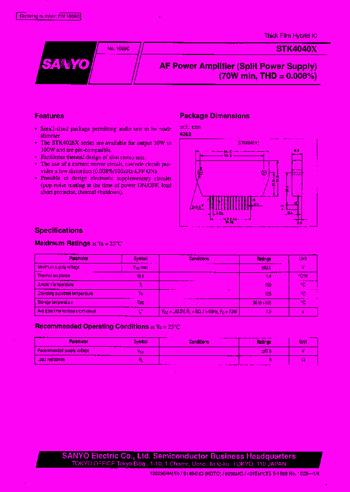 STK4040X_191990.PDF Datasheet