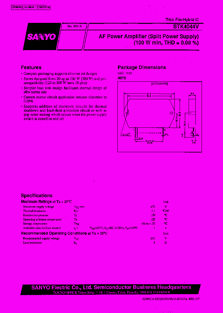 STK4044V_154475.PDF Datasheet
