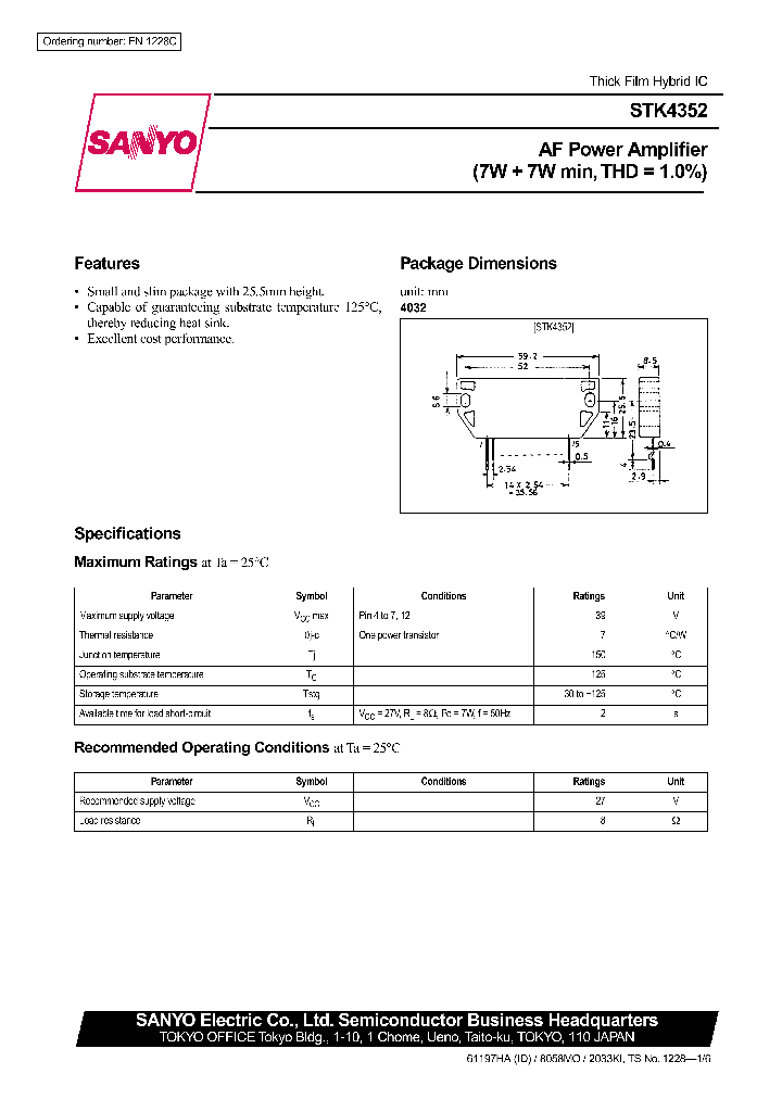STK4352_165419.PDF Datasheet