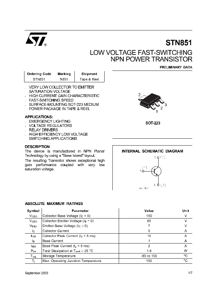STN851_65898.PDF Datasheet