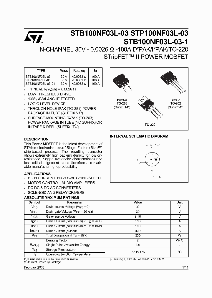 STP100NF03L-03_64673.PDF Datasheet