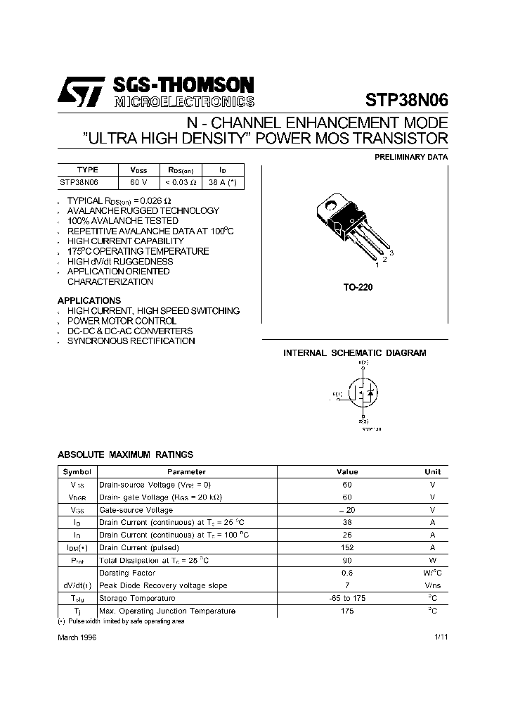 STP38N06_64987.PDF Datasheet