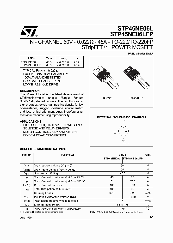 STP45NE06L_106121.PDF Datasheet