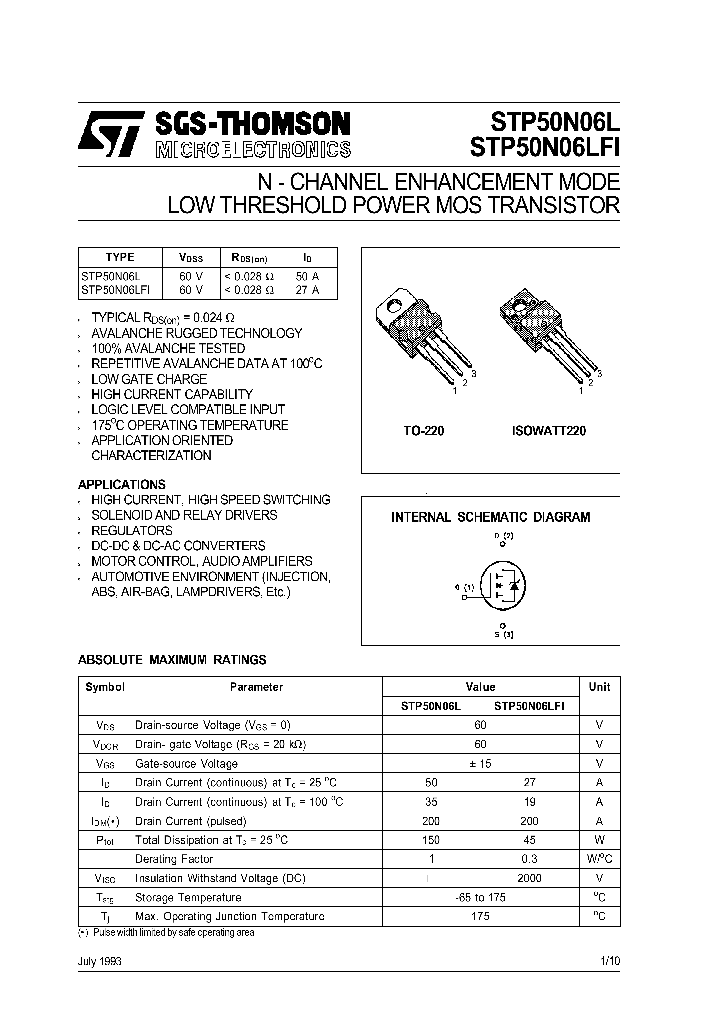 STP50N06L_65005.PDF Datasheet
