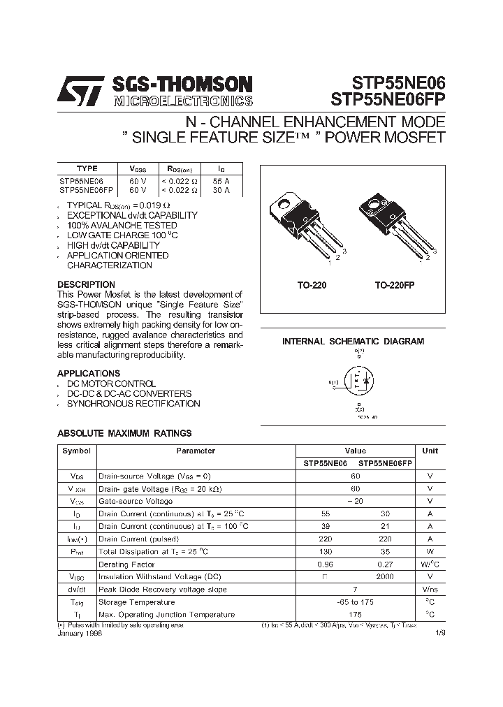 STP55NE06_65027.PDF Datasheet
