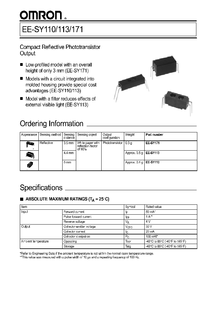 EE-SY110_44430.PDF Datasheet