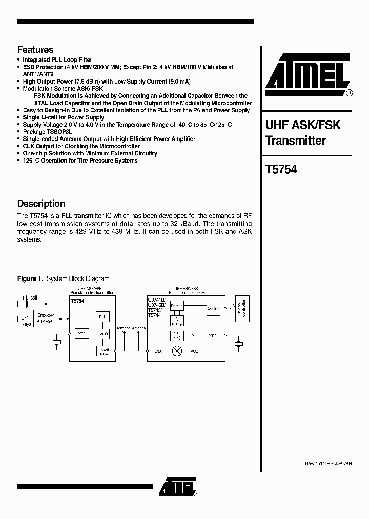 T5754_73399.PDF Datasheet