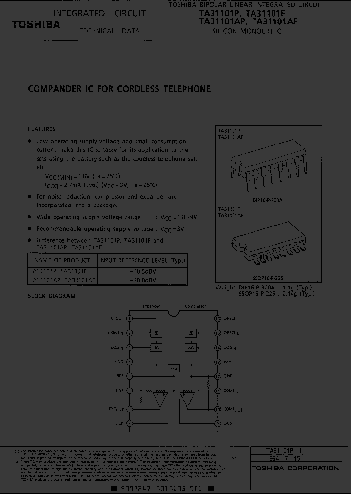 TA31101P_159727.PDF Datasheet