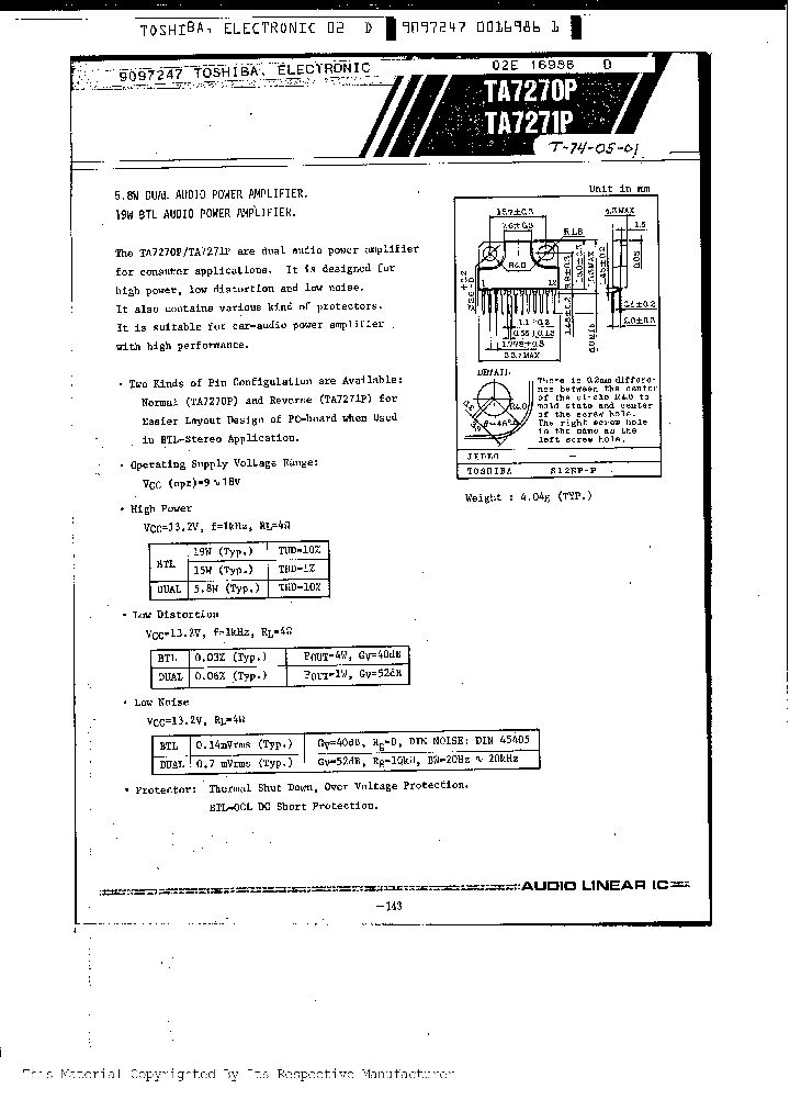 TA7270P_72304.PDF Datasheet