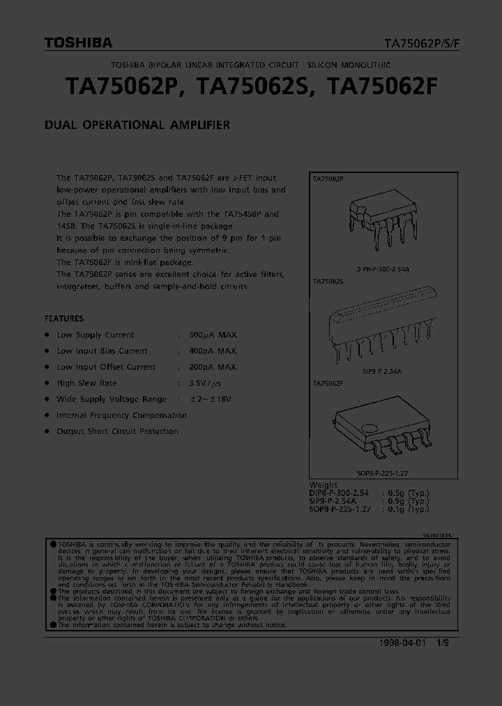 TA75062_105304.PDF Datasheet