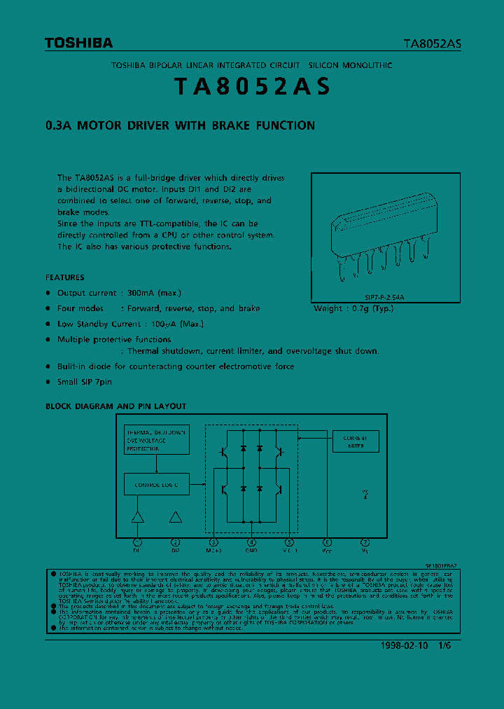 TA8052_45103.PDF Datasheet