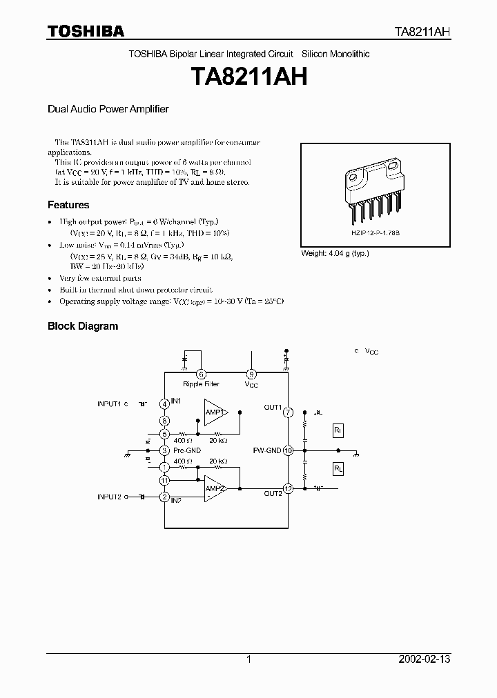 TA8211AH_143588.PDF Datasheet