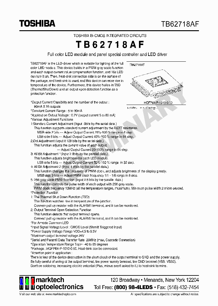 TB62718AF_71643.PDF Datasheet