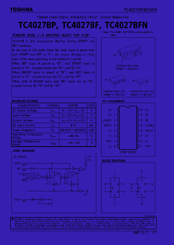 TC4027BF_137169.PDF Datasheet