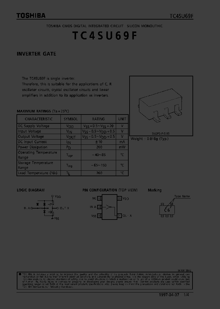 TC4SU69_183703.PDF Datasheet