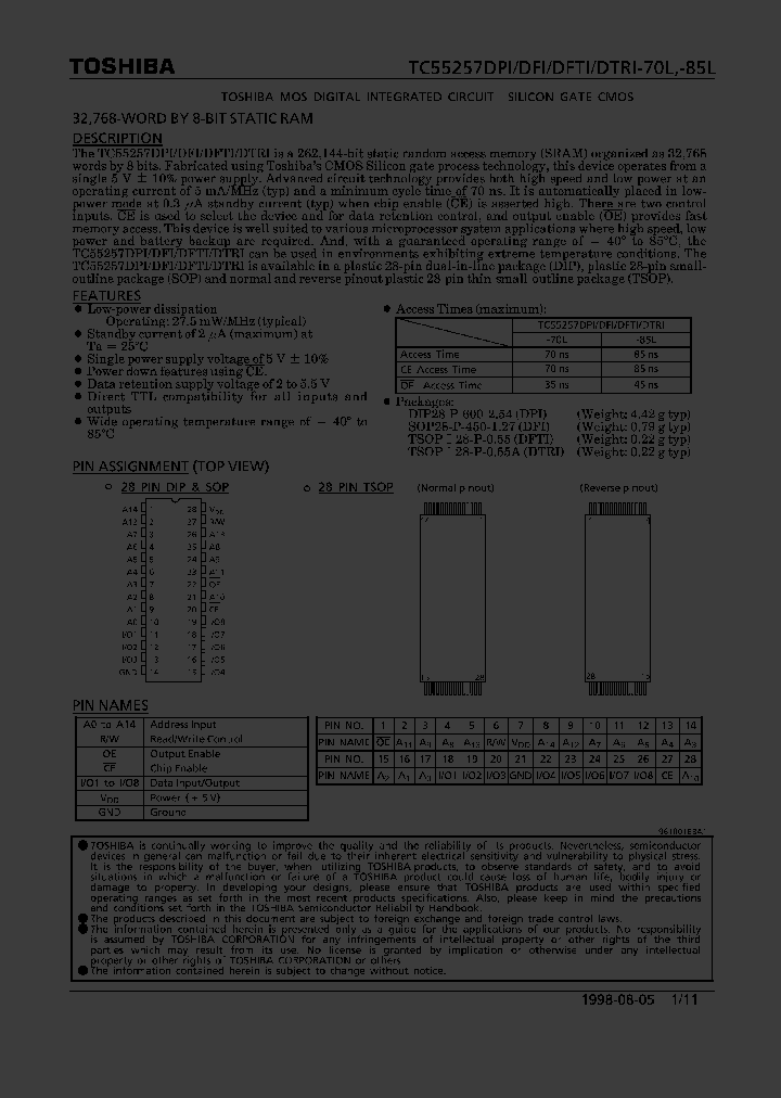 TC55257DFI-70L_87849.PDF Datasheet