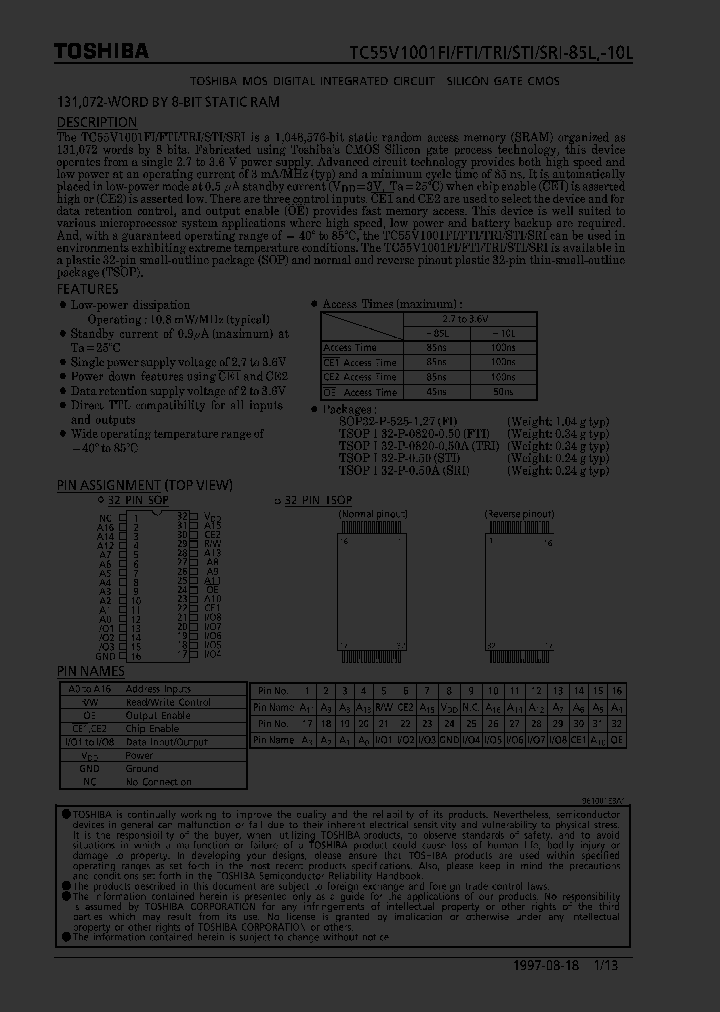 TC55V1001FI-10L_126183.PDF Datasheet