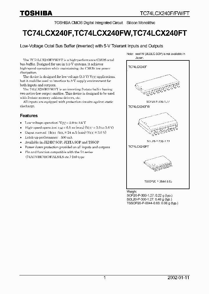 TC74LCX240F_51105.PDF Datasheet
