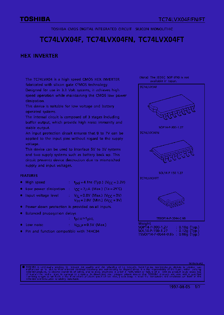 TC74LVX04_99882.PDF Datasheet