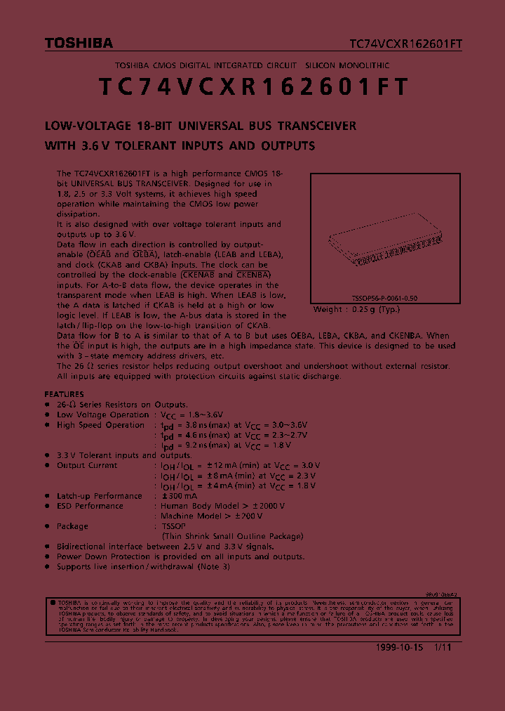 TC74VCXR162601FT_36847.PDF Datasheet