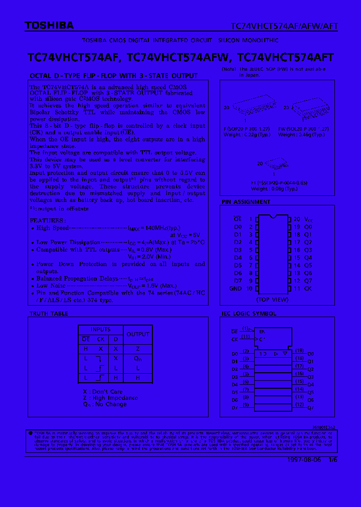 TC74VHCT574AF_90786.PDF Datasheet