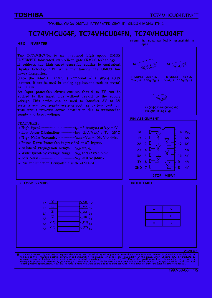 TC74VHCU04_20102.PDF Datasheet