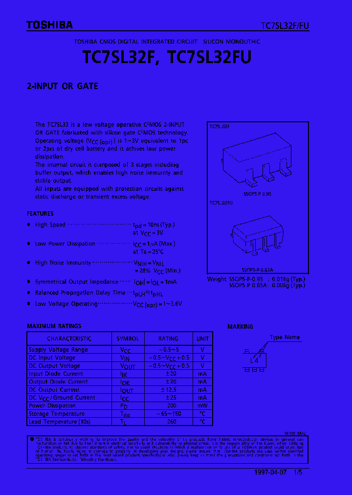 TC7SL32F_173026.PDF Datasheet