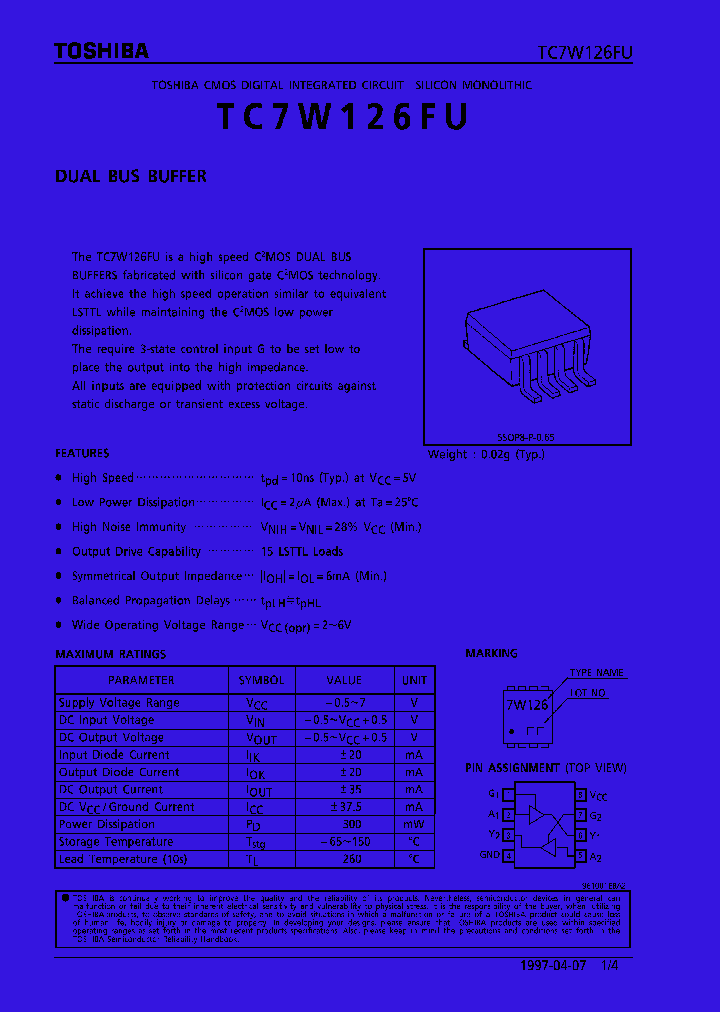 TC7W126_54481.PDF Datasheet
