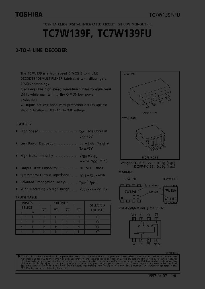TC7W139_53038.PDF Datasheet