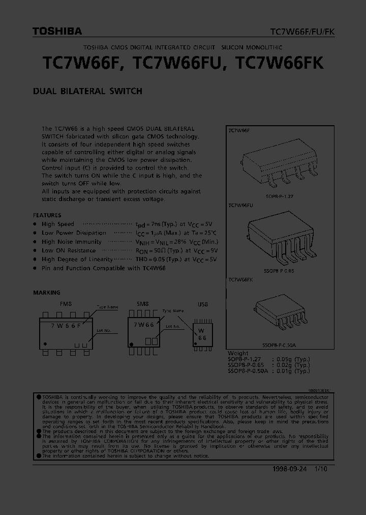 TC7W66_138597.PDF Datasheet