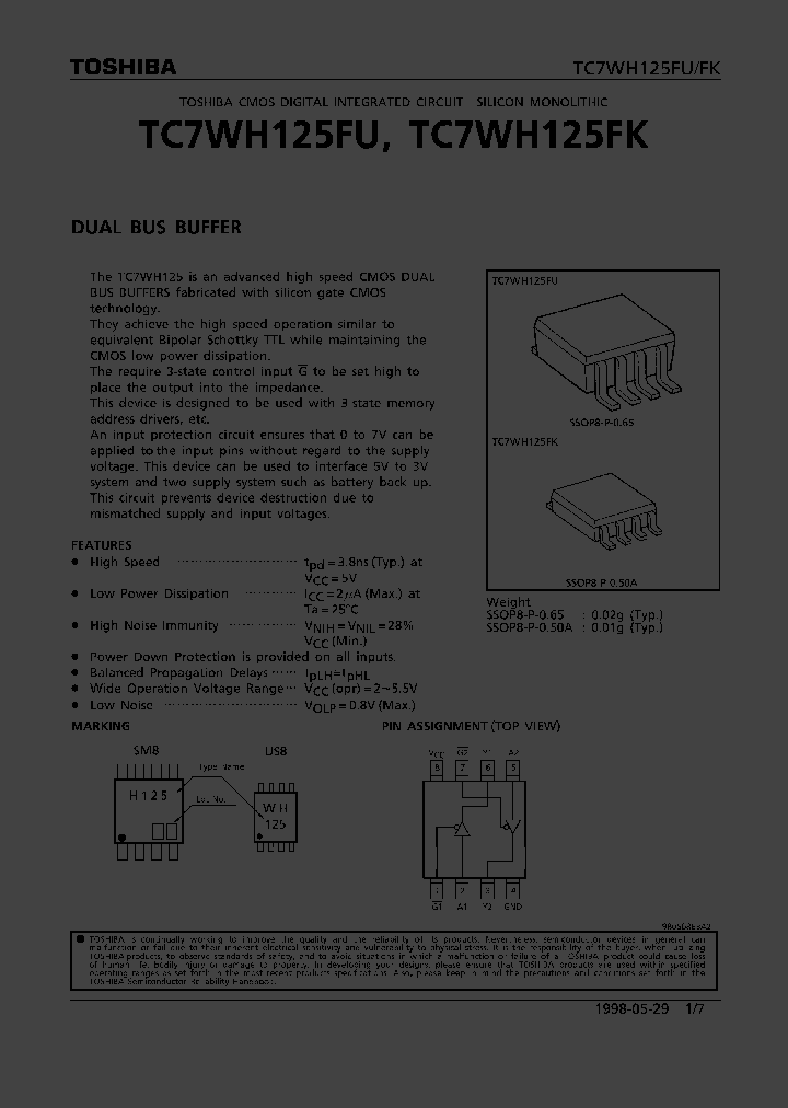 TC7WH125FK_36939.PDF Datasheet