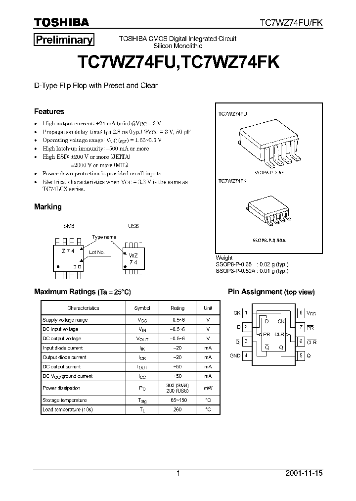 TC7WZ74FK_158448.PDF Datasheet