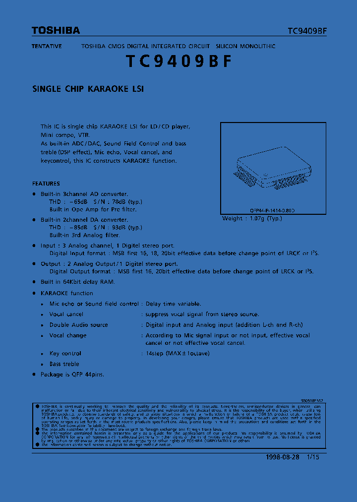 TC9409BF_150516.PDF Datasheet