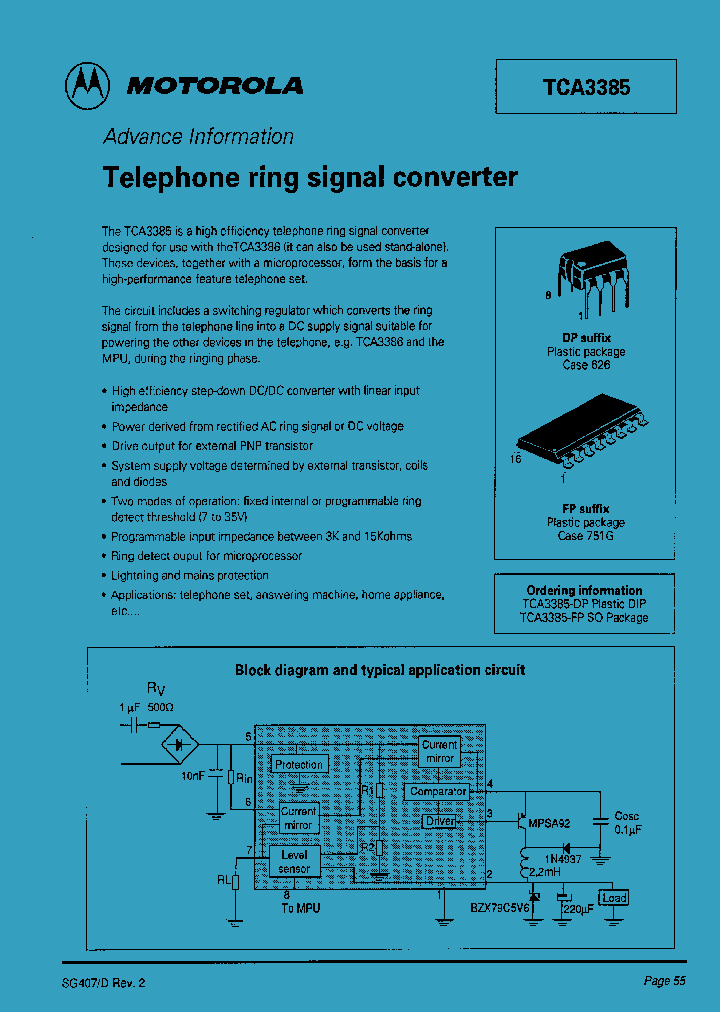 TCA3385_70915.PDF Datasheet